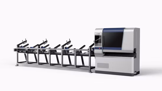 5 Axis Enclosed Fiber Laser High Speed Tube Cutting Machine for Metal Tube Bevel Cutting