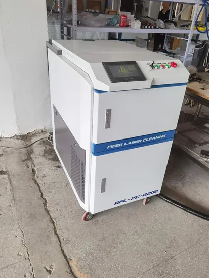 Hand Held Pulsed Fiber Laser Cleaning Machine Laser Rust Removal Portable Laser Cleaning Machine