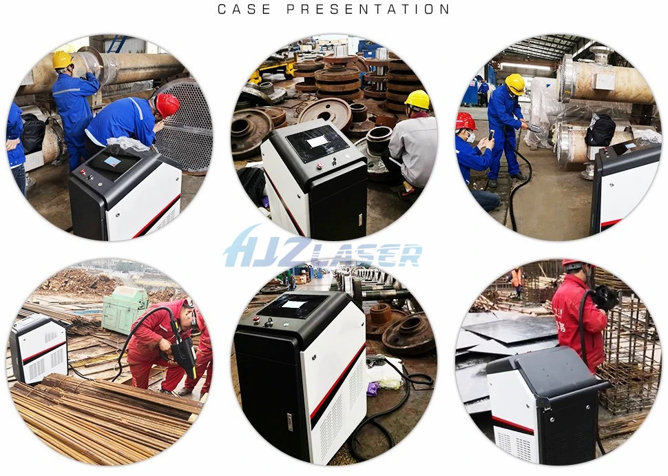 50W 100W 200W 500W Backpack Portable Handheld Fiber Rust Removal Pulsed Laser Cleaning Metal Machine