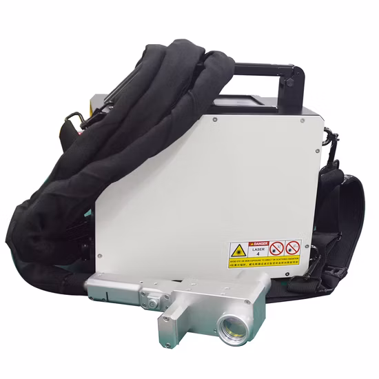 Hand Held Pulsed Fiber Laser Cleaning Machine Laser Rust Removal Portable Laser Cleaning Machine