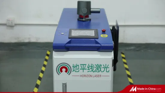 High Speed Long Focus Depth for Tyre Mould/Railroad Track Fiber Pulsed Laser Cleaning Machine